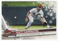 Matt Carpenter - St. Louis Cardinals (MLB Baseball Card) 2017 Topps Walmart Holiday Snowflake # 53 Mint