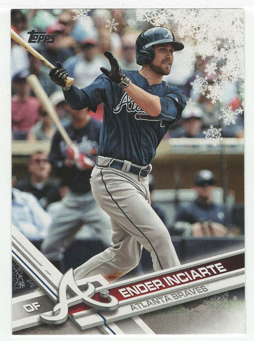 Ender Inciarte - Atlanta Braves (MLB Baseball Card) 2017 Topps Walmart Holiday Snowflake # 54 Mint