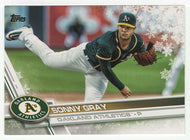 Sonny Gray - Oakland Athletics (MLB Baseball Card) 2017 Topps Walmart Holiday Snowflake # 59 Mint