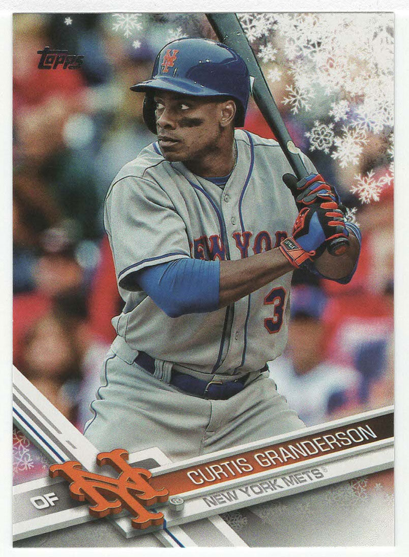 Curtis Granderson - New York Mets (MLB Baseball Card) 2017 Topps Walmart Holiday Snowflake # 61 Mint