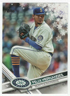 Felix Hernandez - Seattle Mariners (MLB Baseball Card) 2017 Topps Walmart Holiday Snowflake # 65 Mint
