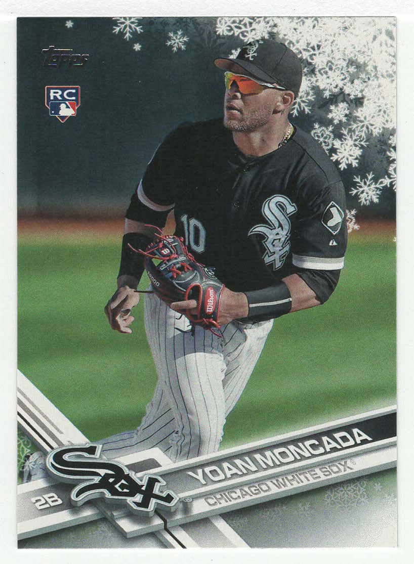 Yoan Moncada RC - Chicago White Sox (MLB Baseball Card) 2017 Topps Walmart Holiday Snowflake # 70 Mint