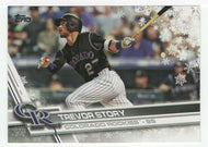 Trevor Story - Colorado Rockies (MLB Baseball Card) 2017 Topps Walmart Holiday Snowflake # 74 Mint