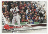 Hanley Ramirez - Boston Red Sox (MLB Baseball Card) 2017 Topps Walmart Holiday Snowflake # 76 Mint