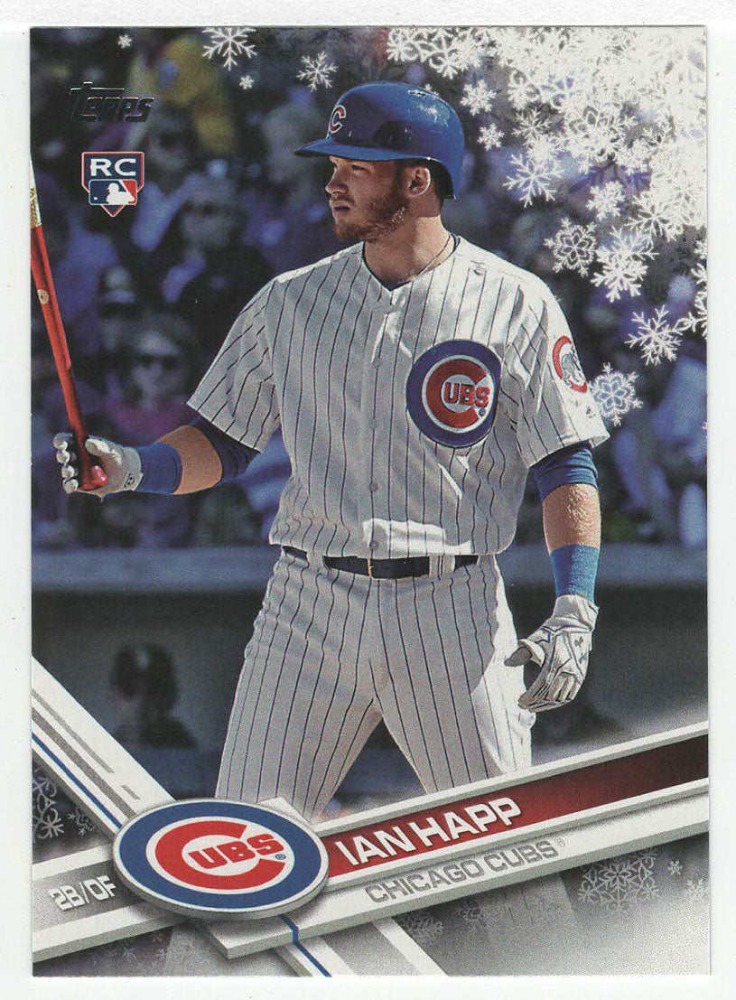 Ian Happ RC - Chicago Cubs (MLB Baseball Card) 2017 Topps Walmart Holiday Snowflake # 78 Mint