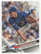 Aaron Sanchez - Toronto Blue Jays (MLB Baseball Card) 2017 Topps Walmart Holiday Snowflake # 81 Mint