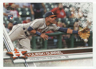 Yulieski Gurriel RC - Houston Astros (MLB Baseball Card) 2017 Topps Walmart Holiday Snowflake # 84 Mint