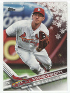 Stephen Piscotty - St. Louis Cardinals (MLB Baseball Card) 2017 Topps Walmart Holiday Snowflake # 85 Mint