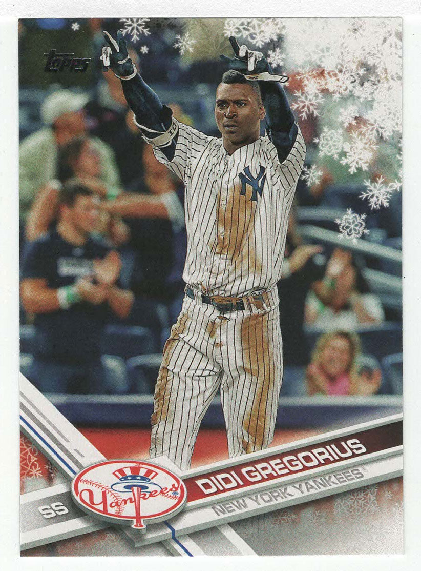 Didi Gregorius - New York Yankees (MLB Baseball Card) 2017 Topps Walmart Holiday Snowflake # 88 Mint