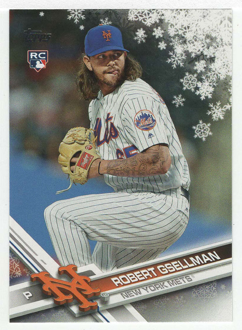 Robert Gsellman RC - New York Mets (MLB Baseball Card) 2017 Topps Walmart Holiday Snowflake # 93 Mint