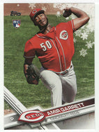 Amir Garrett RC - Cincinnati Reds (MLB Baseball Card) 2017 Topps Walmart Holiday Snowflake # 96 Mint