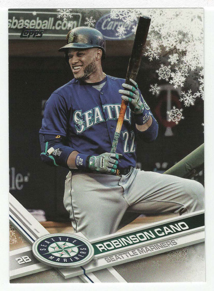 Robinson Cano - Seattle Mariners (MLB Baseball Card) 2017 Topps Walmart Holiday Snowflake # 98 Mint