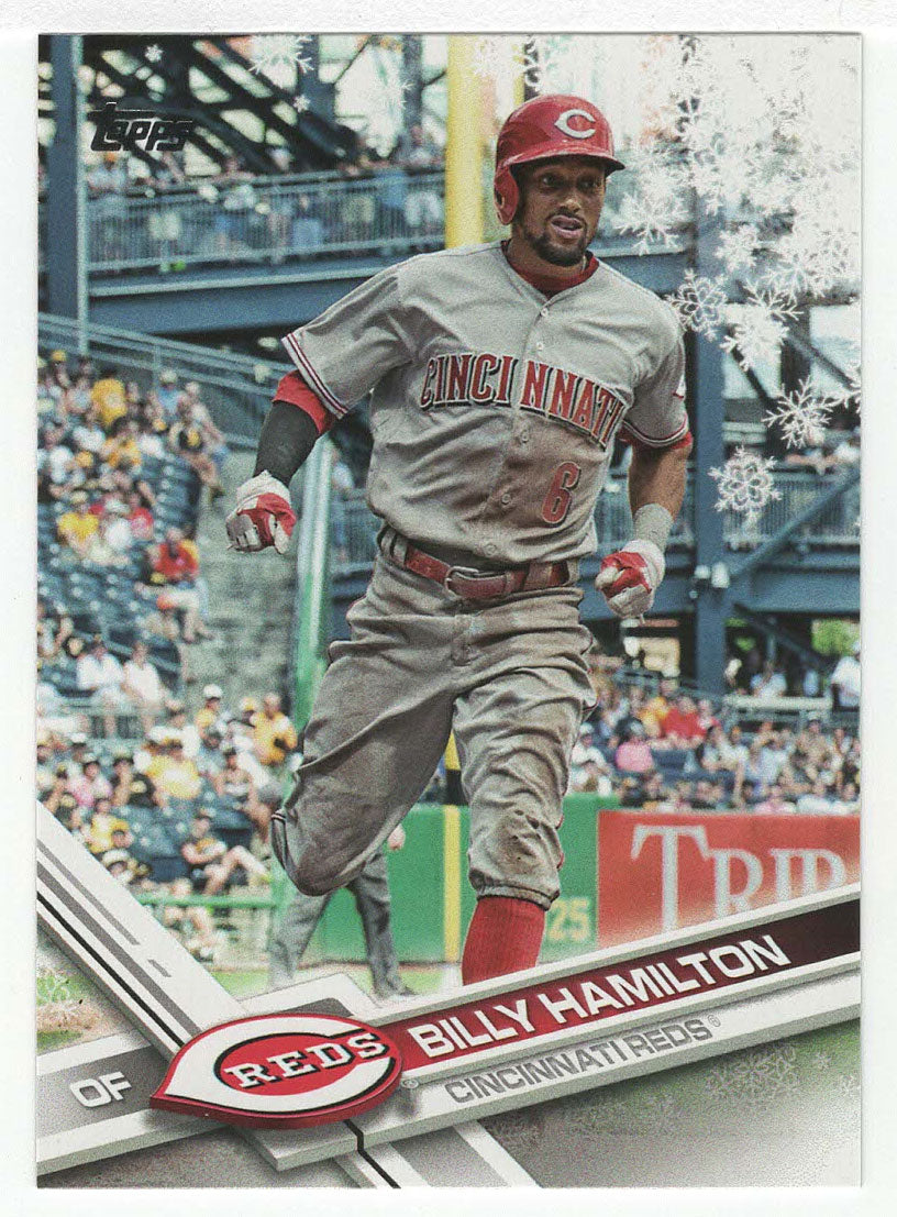 Billy Hamilton - Cincinnati Reds (MLB Baseball Card) 2017 Topps Walmart Holiday Snowflake # 103 Mint