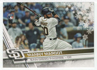 Manny Margot RC - San Diego Padres (MLB Baseball Card) 2017 Topps Walmart Holiday Snowflake # 105 Mint