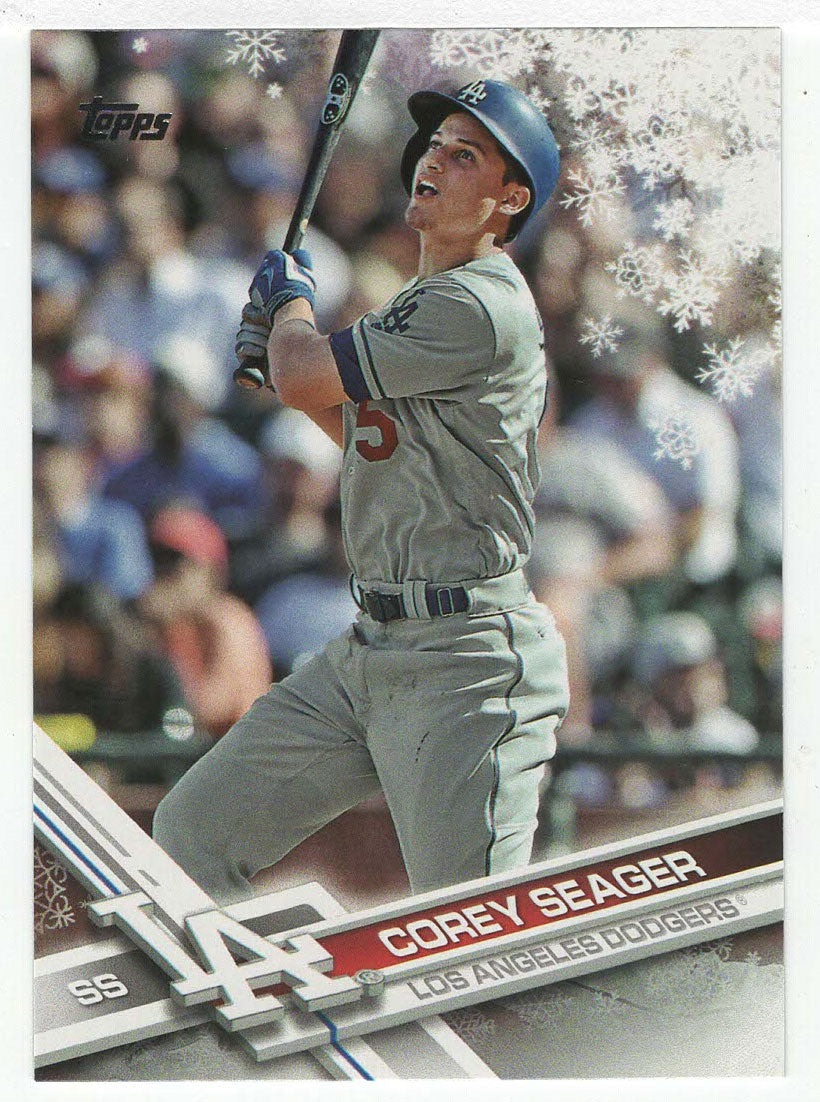 Corey Seager - Los Angeles Dodgers (MLB Baseball Card) 2017 Topps Walmart Holiday Snowflake # 110 Mint
