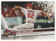 Luke Weaver RC - St. Louis Cardinals (MLB Baseball Card) 2017 Topps Walmart Holiday Snowflake # 115 Mint
