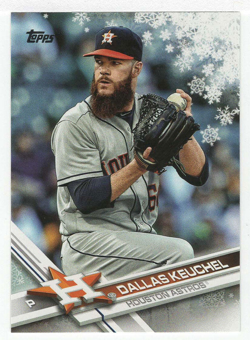 Dallas Keuchel - Houston Astros (MLB Baseball Card) 2017 Topps Walmart Holiday Snowflake # 124 Mint