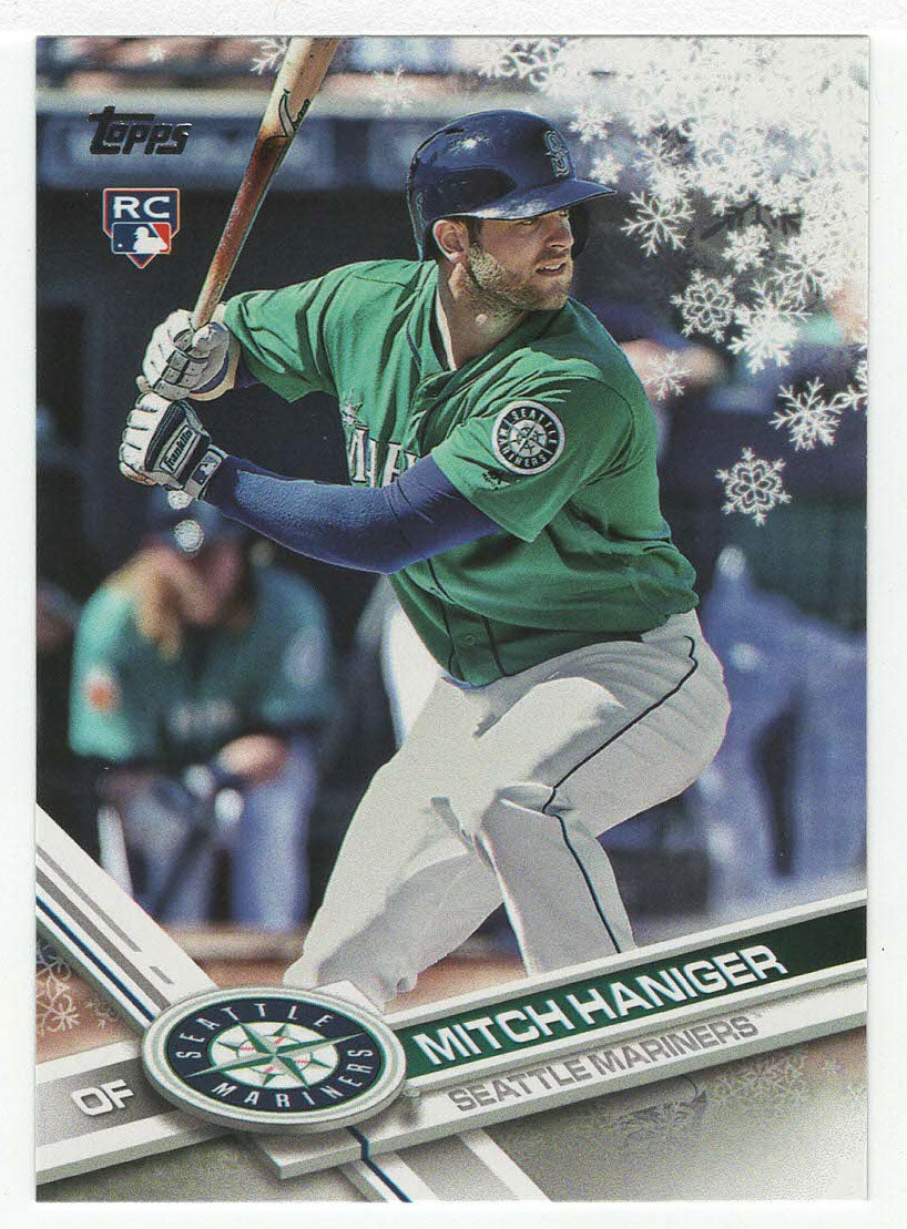 Mitch Haniger RC - Seattle Mariners (MLB Baseball Card) 2017 Topps Walmart Holiday Snowflake # 129 Mint