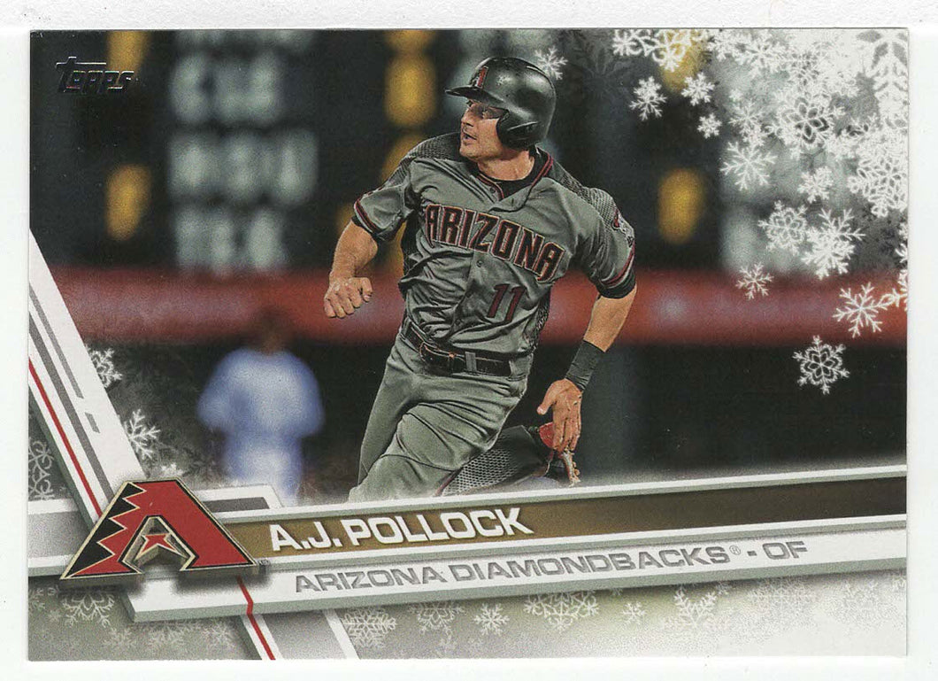 A.J. Pollock - Arizona Diamondbacks (MLB Baseball Card) 2017 Topps Walmart Holiday Snowflake # 130 Mint