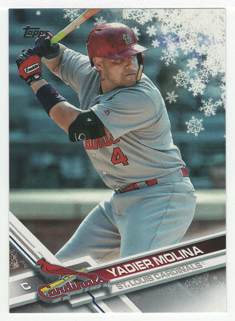 Yadier Molina - St. Louis Cardinals (MLB Baseball Card) 2017 Topps Walmart Holiday Snowflake # 131 Mint