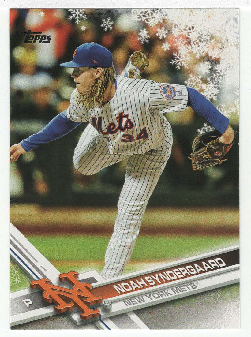 Noah Syndergaard - New York Mets (MLB Baseball Card) 2017 Topps Walmart Holiday Snowflake # 137 Mint