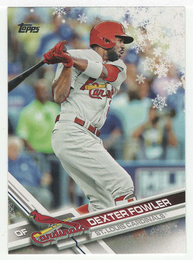 Dexter Fowler - St. Louis Cardinals (MLB Baseball Card) 2017 Topps Walmart Holiday Snowflake # 142 Mint