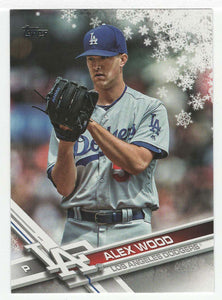 Alex Wood - Los Angeles Dodgers (MLB Baseball Card) 2017 Topps Walmart Holiday Snowflake # 144 Mint