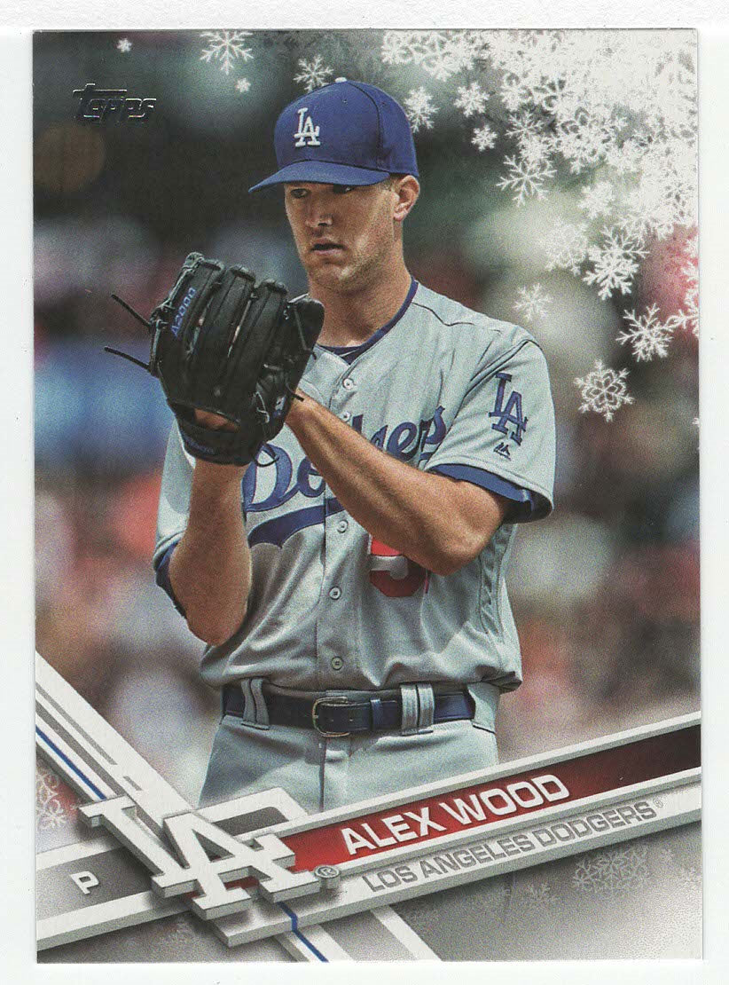 Alex Wood - Los Angeles Dodgers (MLB Baseball Card) 2017 Topps Walmart Holiday Snowflake # 144 Mint