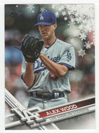 Alex Wood - Los Angeles Dodgers (MLB Baseball Card) 2017 Topps Walmart Holiday Snowflake # 144 Mint