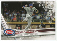 Addison Russell - Chicago Cubs (MLB Baseball Card) 2017 Topps Walmart Holiday Snowflake # 147 Mint