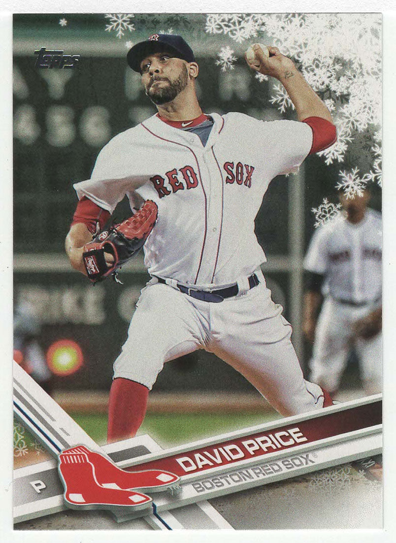 David Price - Boston Red Sox (MLB Baseball Card) 2017 Topps Walmart Holiday Snowflake # 148 Mint