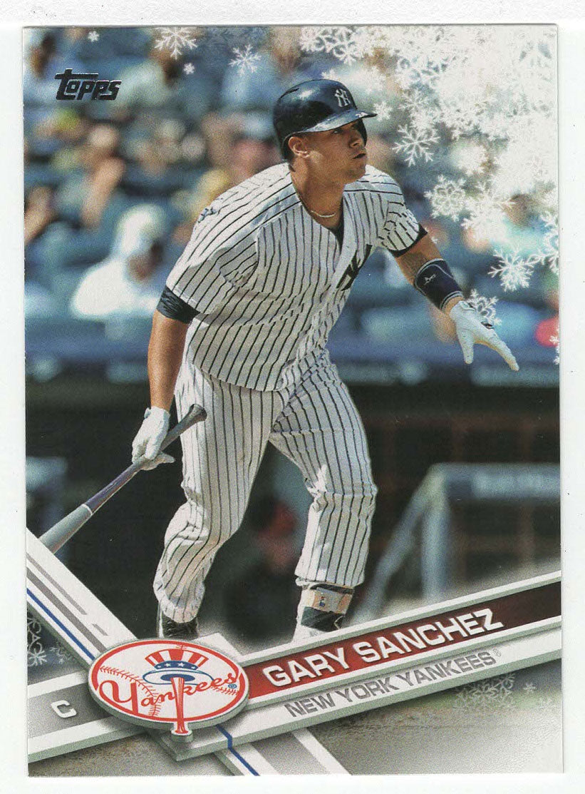 Gary Sanchez - New York Yankees (MLB Baseball Card) 2017 Topps Walmart Holiday Snowflake # 151 Mint