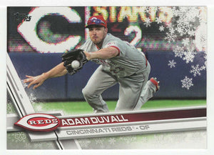 Adam Duvall - Cincinnati Reds (MLB Baseball Card) 2017 Topps Walmart Holiday Snowflake # 156 Mint