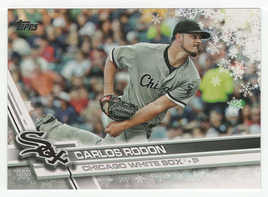 Carlos Rodon - Chicago White Sox (MLB Baseball Card) 2017 Topps Walmart Holiday Snowflake # 158 Mint