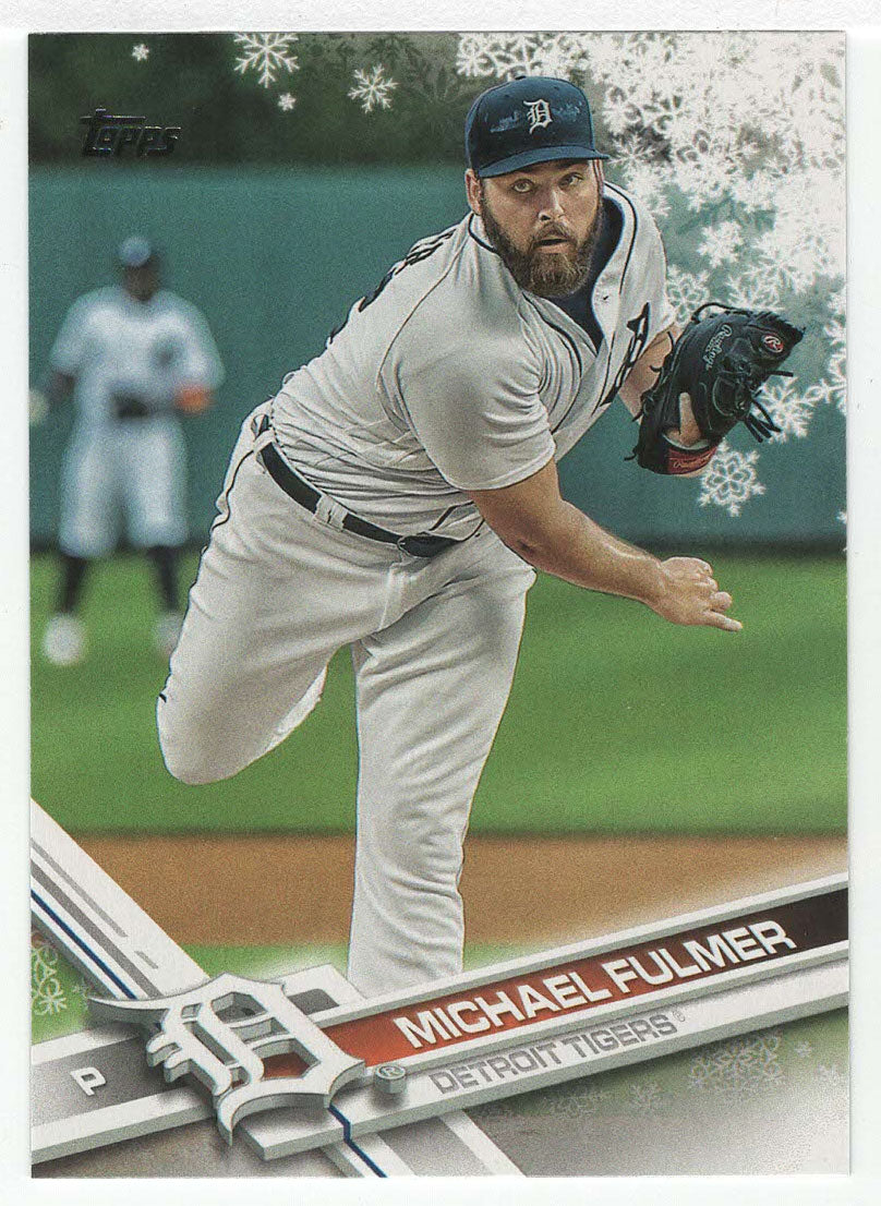 Michael Fulmer - Detroit Tigers (MLB Baseball Card) 2017 Topps Walmart Holiday Snowflake # 165 Mint