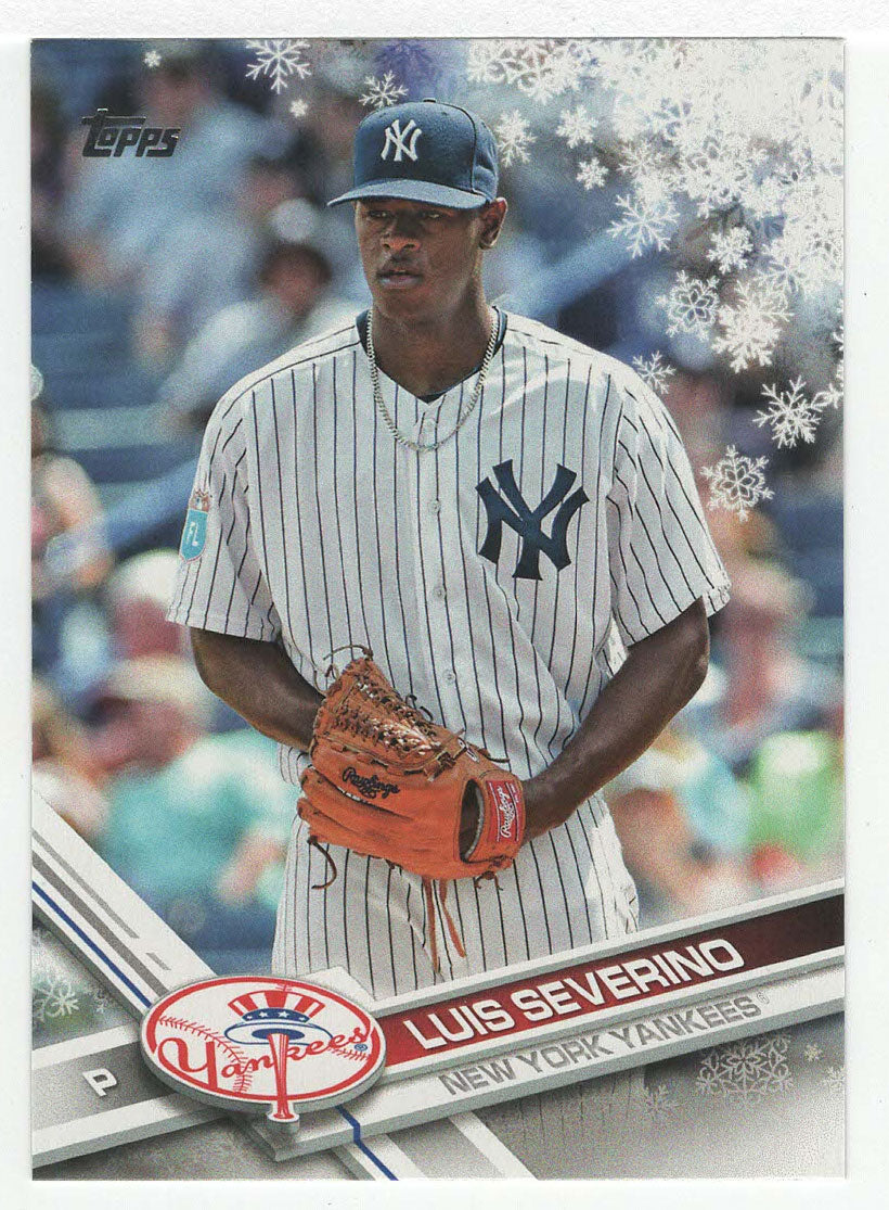Luis Severino - New York Yankees (MLB Baseball Card) 2017 Topps Walmart Holiday Snowflake # 171 Mint