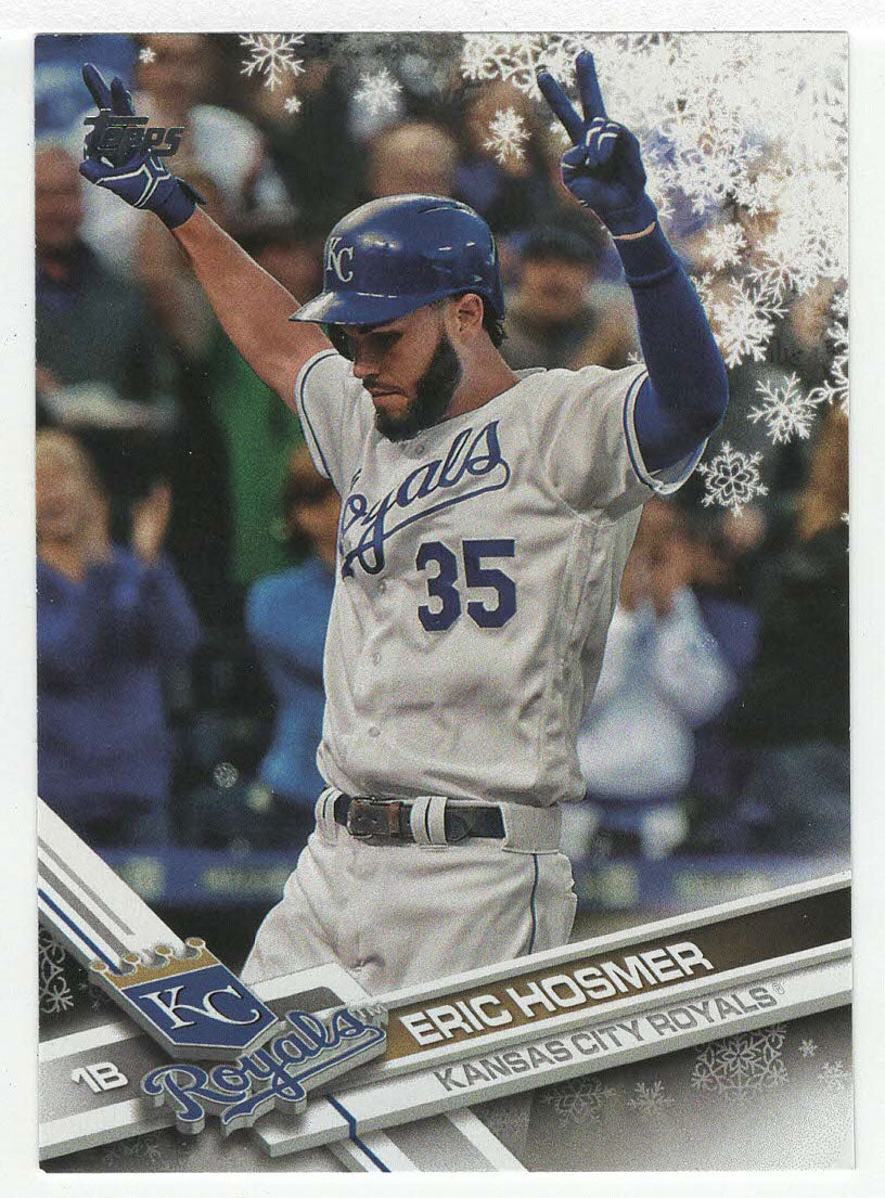 Eric Hosmer - Kansas City Royals (MLB Baseball Card) 2017 Topps Walmart Holiday Snowflake # 176 Mint