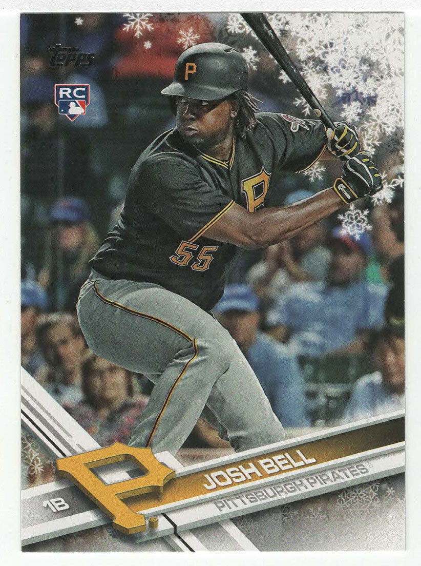 Josh Bell RC - Pittsburgh Pirates (MLB Baseball Card) 2017 Topps Walmart Holiday Snowflake # 185 Mint