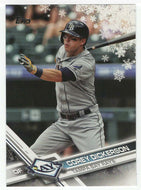 Corey Dickerson - Tampa Bay Rays (MLB Baseball Card) 2017 Topps Walmart Holiday Snowflake # 193 Mint