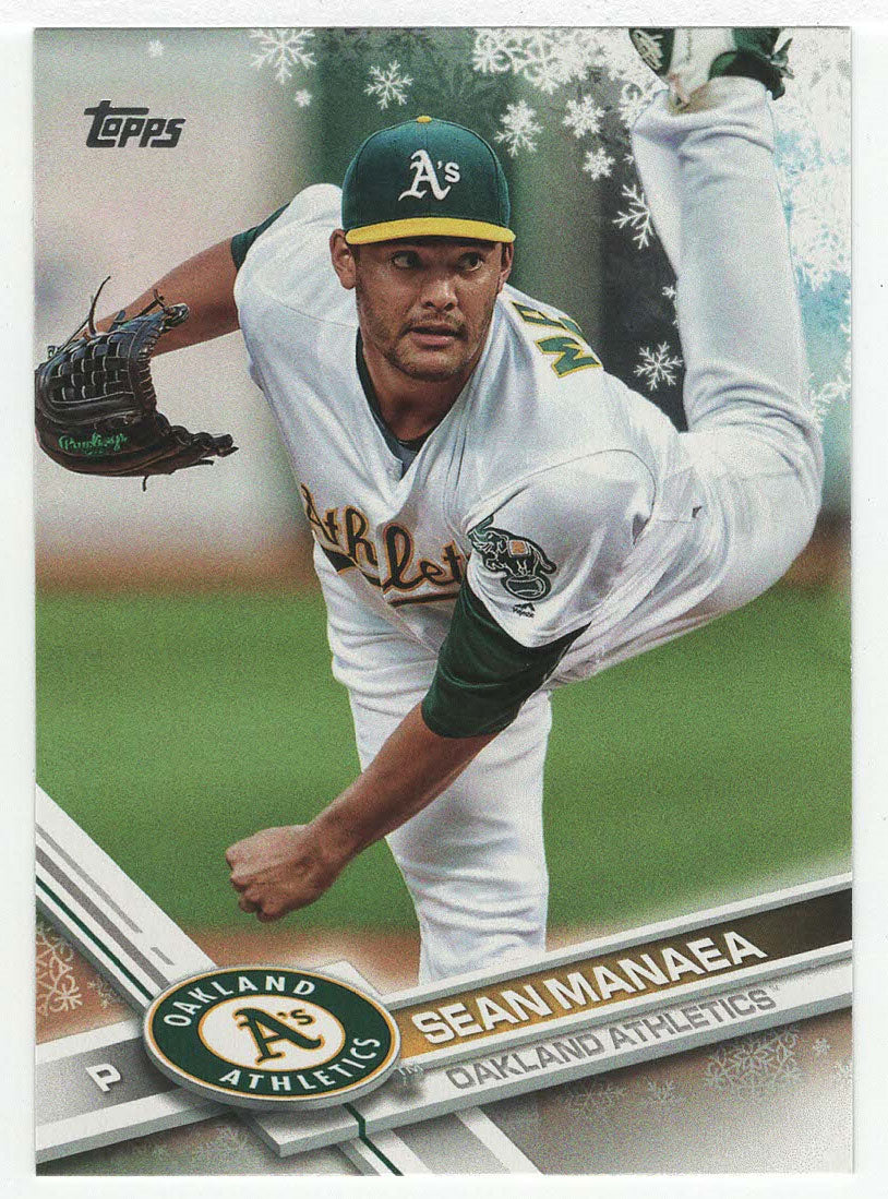 Sean Manaea - Oakland Athletics (MLB Baseball Card) 2017 Topps Walmart Holiday Snowflake # 194 Mint