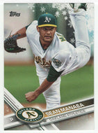 Sean Manaea - Oakland Athletics (MLB Baseball Card) 2017 Topps Walmart Holiday Snowflake # 194 Mint