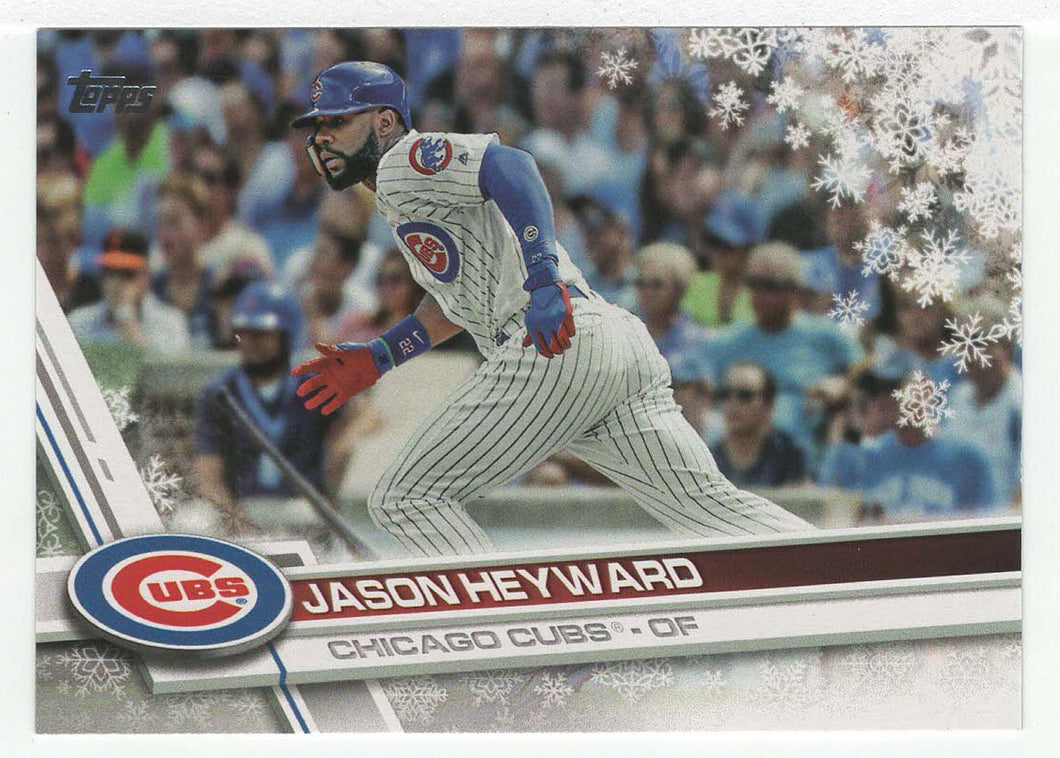 Jason Heyward - Chicago Cubs (MLB Baseball Card) 2017 Topps Walmart Holiday Snowflake # 196 Mint