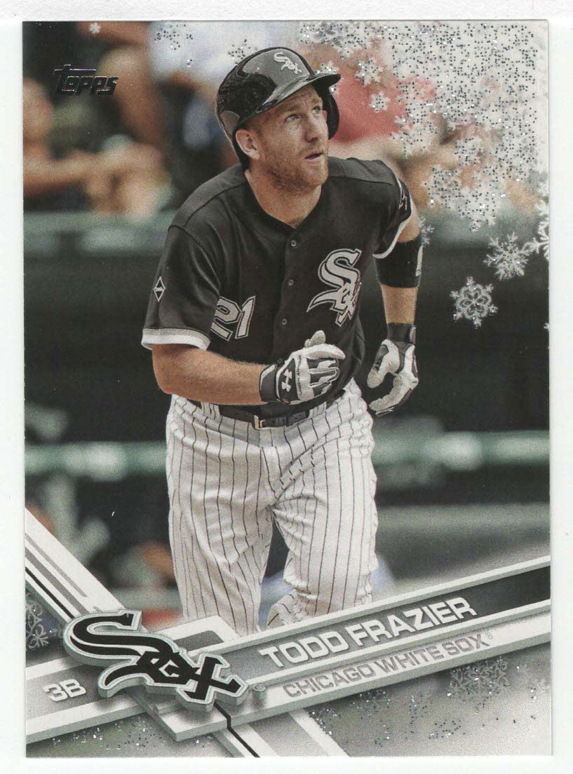 Todd Frazier- Chicago White Sox - Metallic (MLB Baseball Card) 2017 Topps Walmart Holiday Snowflake # 26 Mint