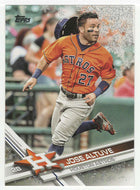 Jose Altuve - Houston Astros - Metallic (MLB Baseball Card) 2017 Topps Walmart Holiday Snowflake # 100 Mint