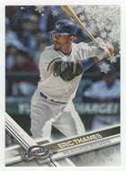 Eric Thames - Milwaukee Brewers - Metallic (MLB Baseball Card) 2017 Topps Walmart Holiday Snowflake # 119 Mint