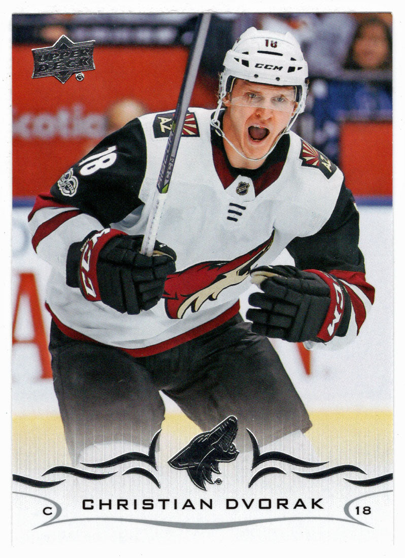 Christian Dvorak - Arizona Coyotes (NHL Hockey Card) 2018-19 Upper Deck # 11 Mint