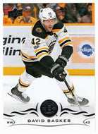 David Backes - Boston Bruins (NHL Hockey Card) 2018-19 Upper Deck # 14 Mint