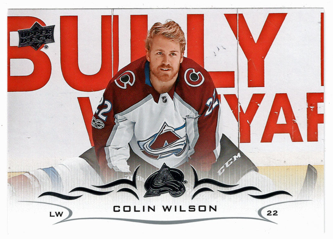 Colin Wilson - Colorado Avalanche (NHL Hockey Card) 2018-19 Upper Deck # 44 Mint
