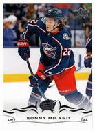 Sonny Milano - Columbus Blue Jackets (NHL Hockey Card) 2018-19 Upper Deck # 56 Mint