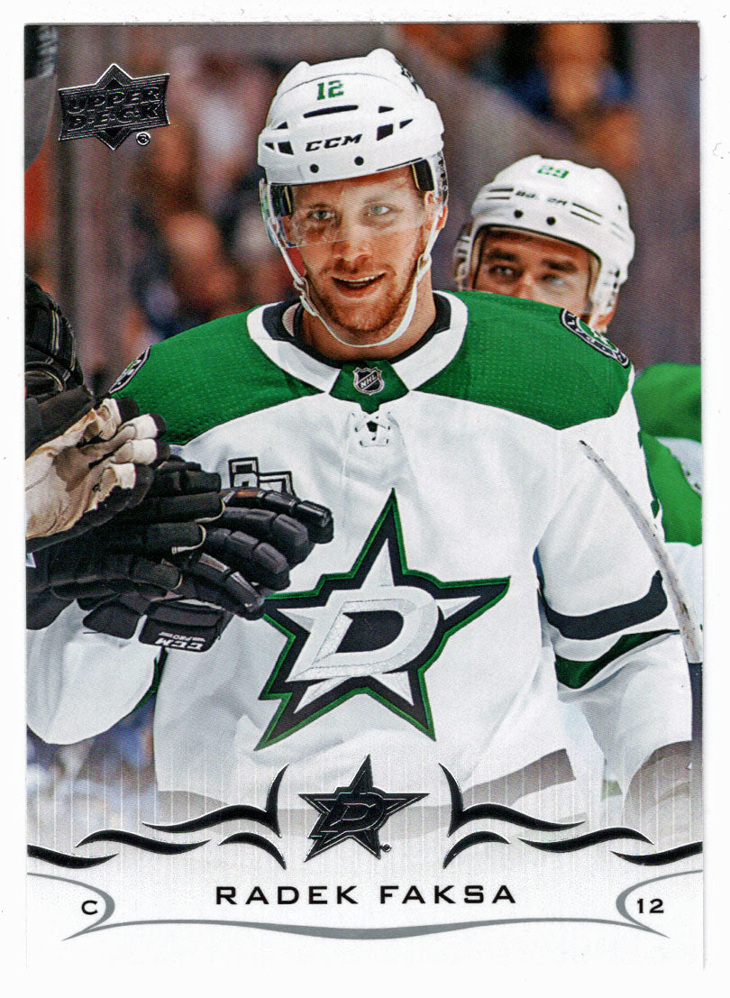 Radek Faksa - Dallas Stars (NHL Hockey Card) 2018-19 Upper Deck # 61 Mint